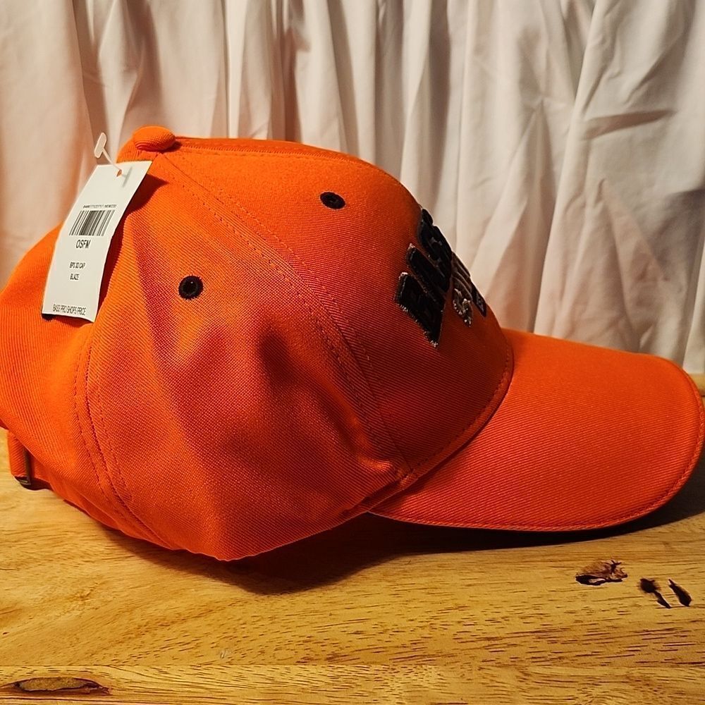 Bass Pro Shops Safety Orange Sliderback Hat - New - Picture 5 of 7